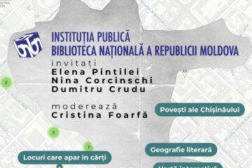 Harta Literară ajunge la Chișinău pe 6 și 7 septembrie: orașul între memorie, literatură și povești trăite