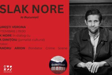 Unul dintre cei mai apreciați autori de crime nordic vine în România: Aslak Nore, autorul romanului „Cimitirul mării”, la București și Brașov